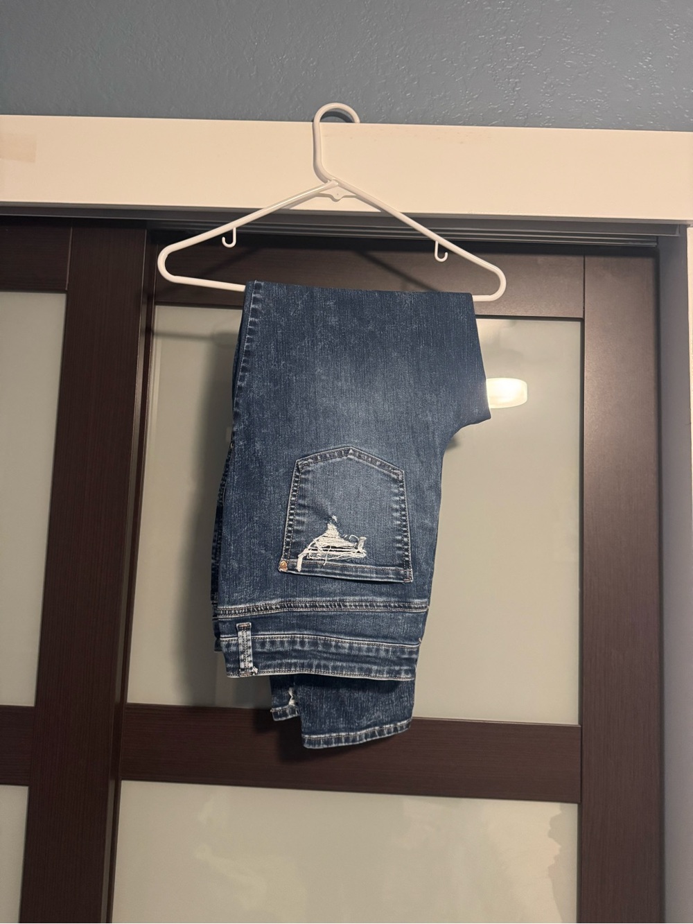 Maurices Dark Blue Straight Jeans